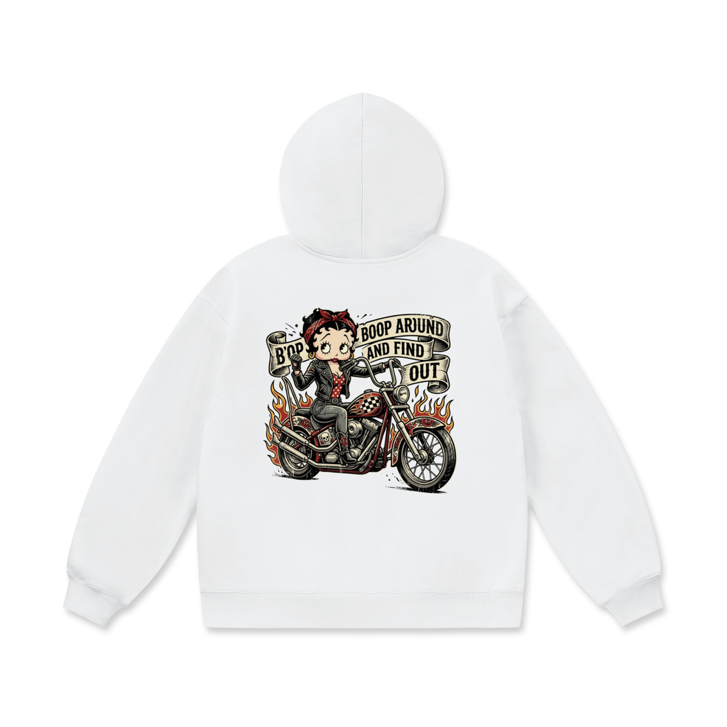 Oversize Heavyweight Fleece Hoodie - Betty Boop