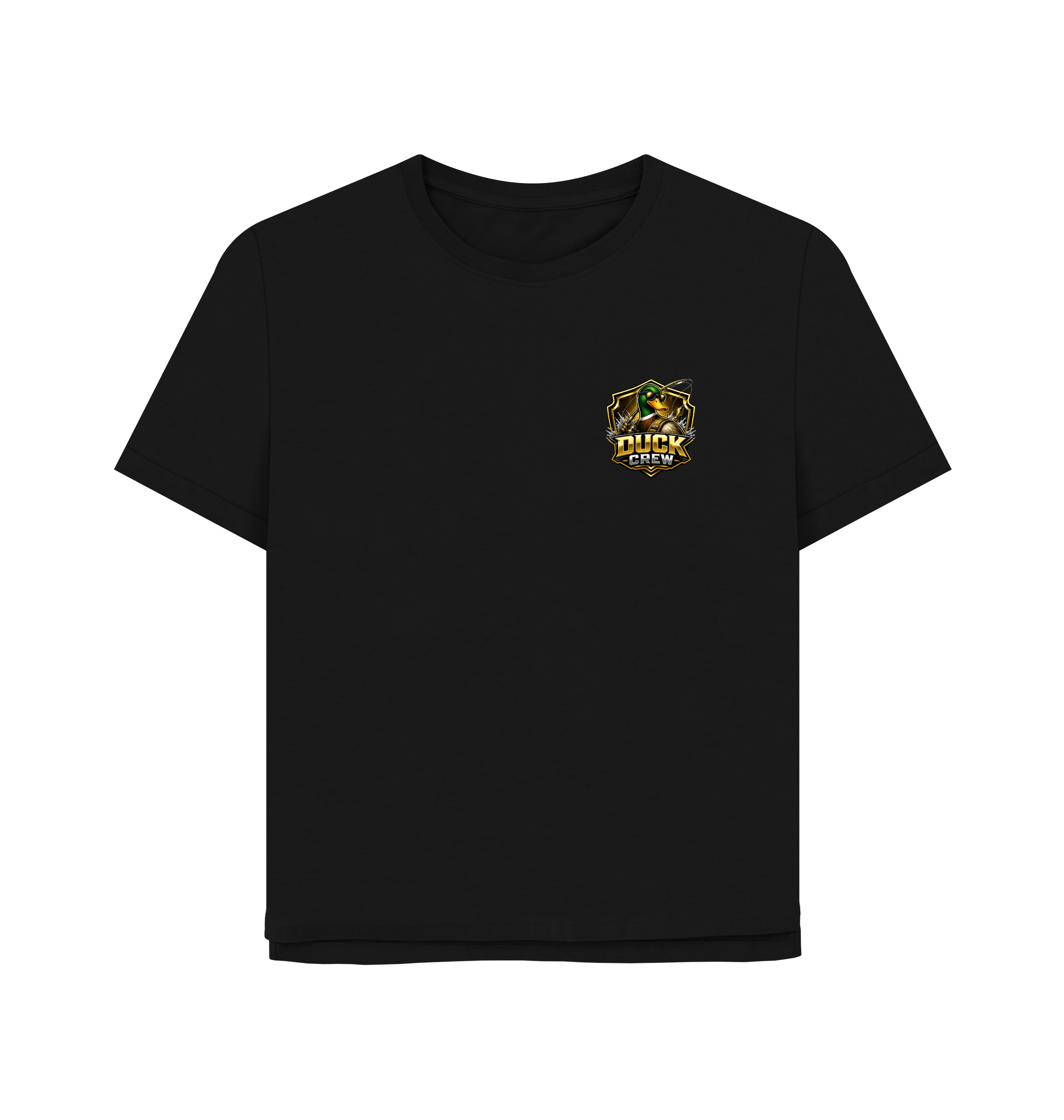 Black Printed T-shirt Front