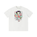 Unisex Vintage Wash Distressed T-Shirt - Betty Boop