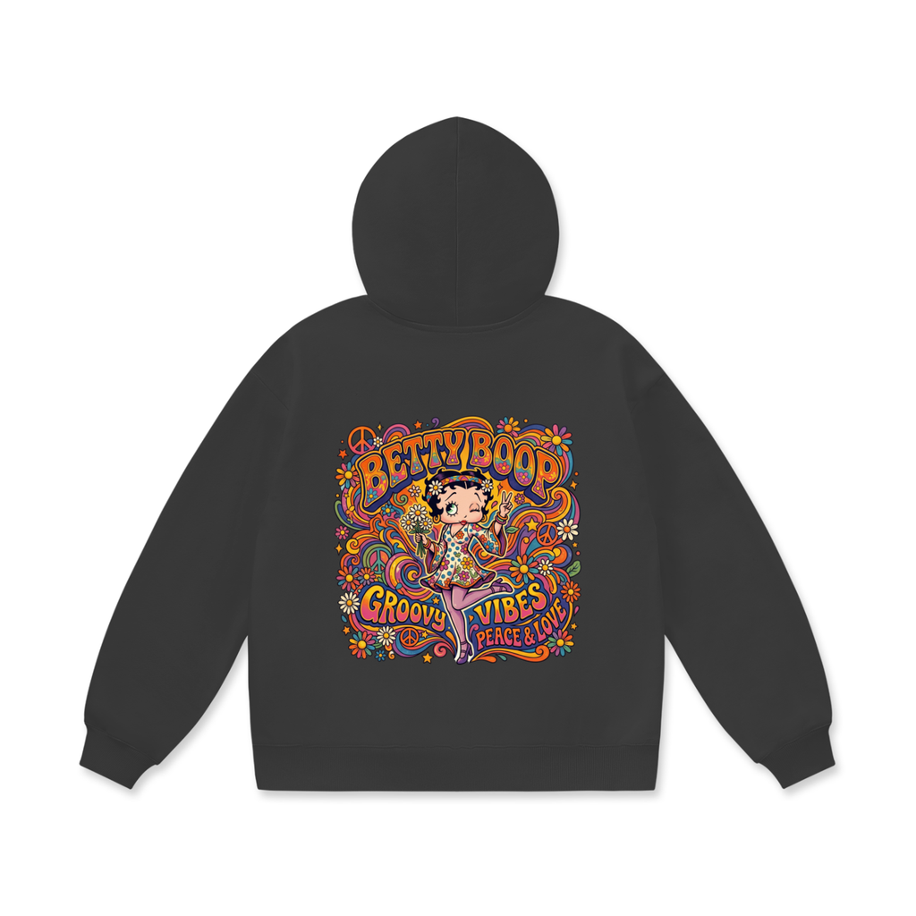 Oversize Heavyweight Fleece Hoodie - Betty Boop