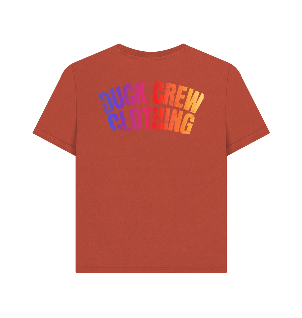 Rust Printed T-shirt Back