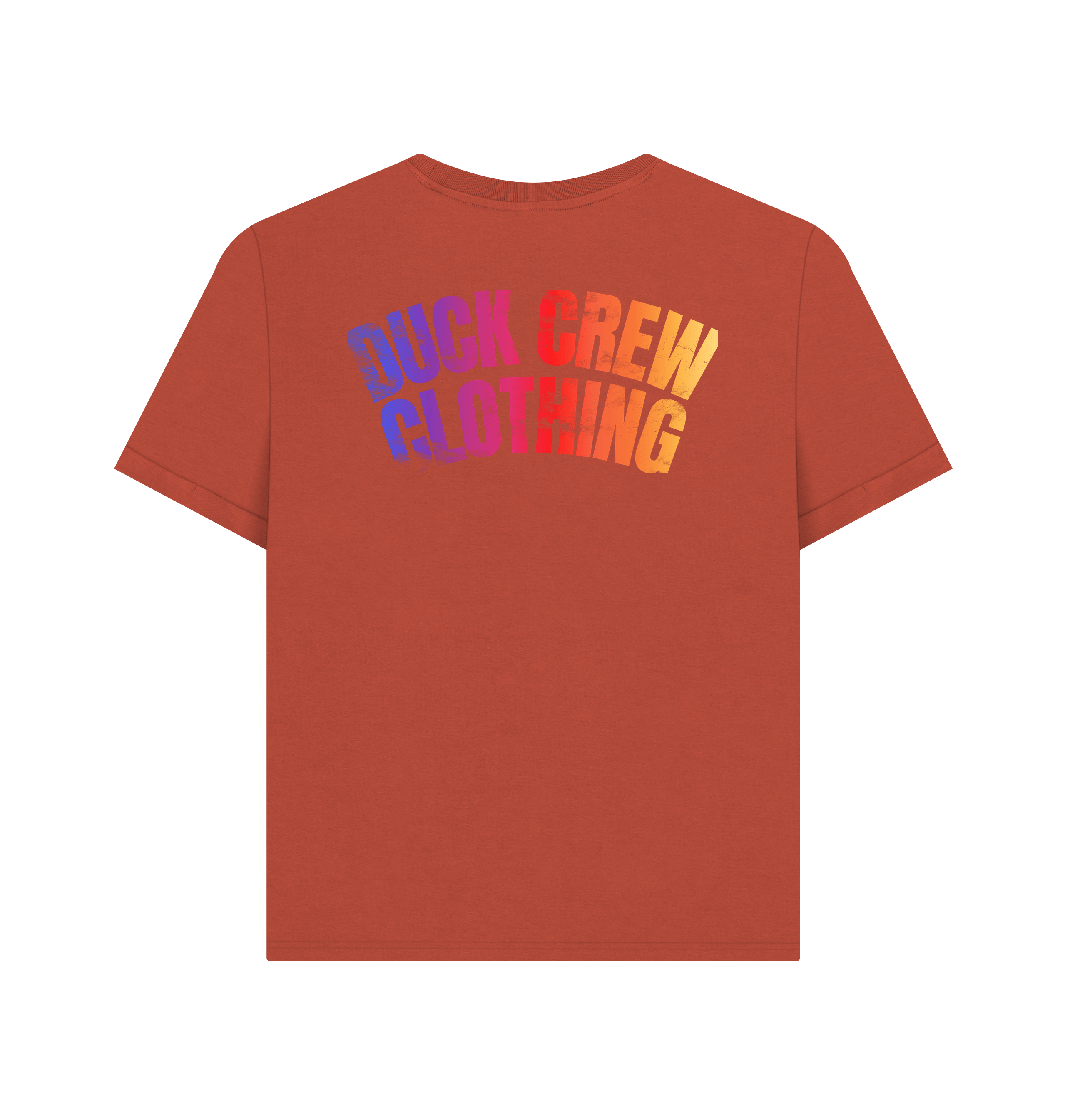 Rust Printed T-shirt Back