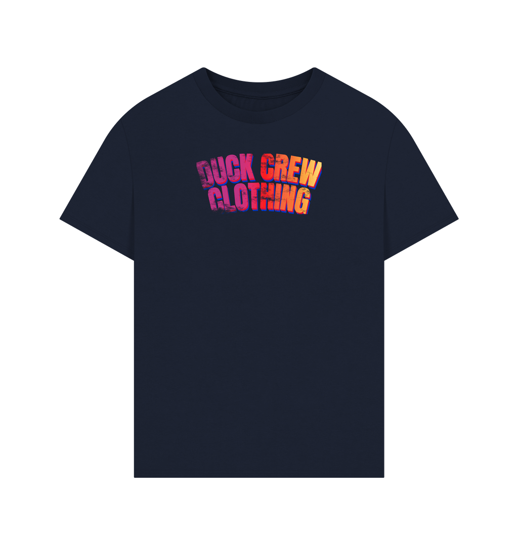 Navy Printed T-shirt Front
