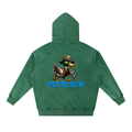Snow Wash Fleece Oversize Hoodie
