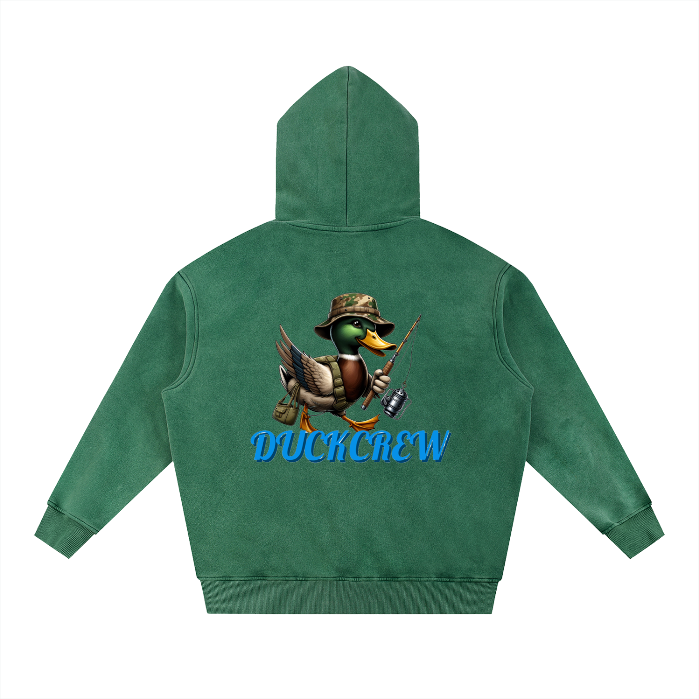 Snow Wash Fleece Oversize Hoodie