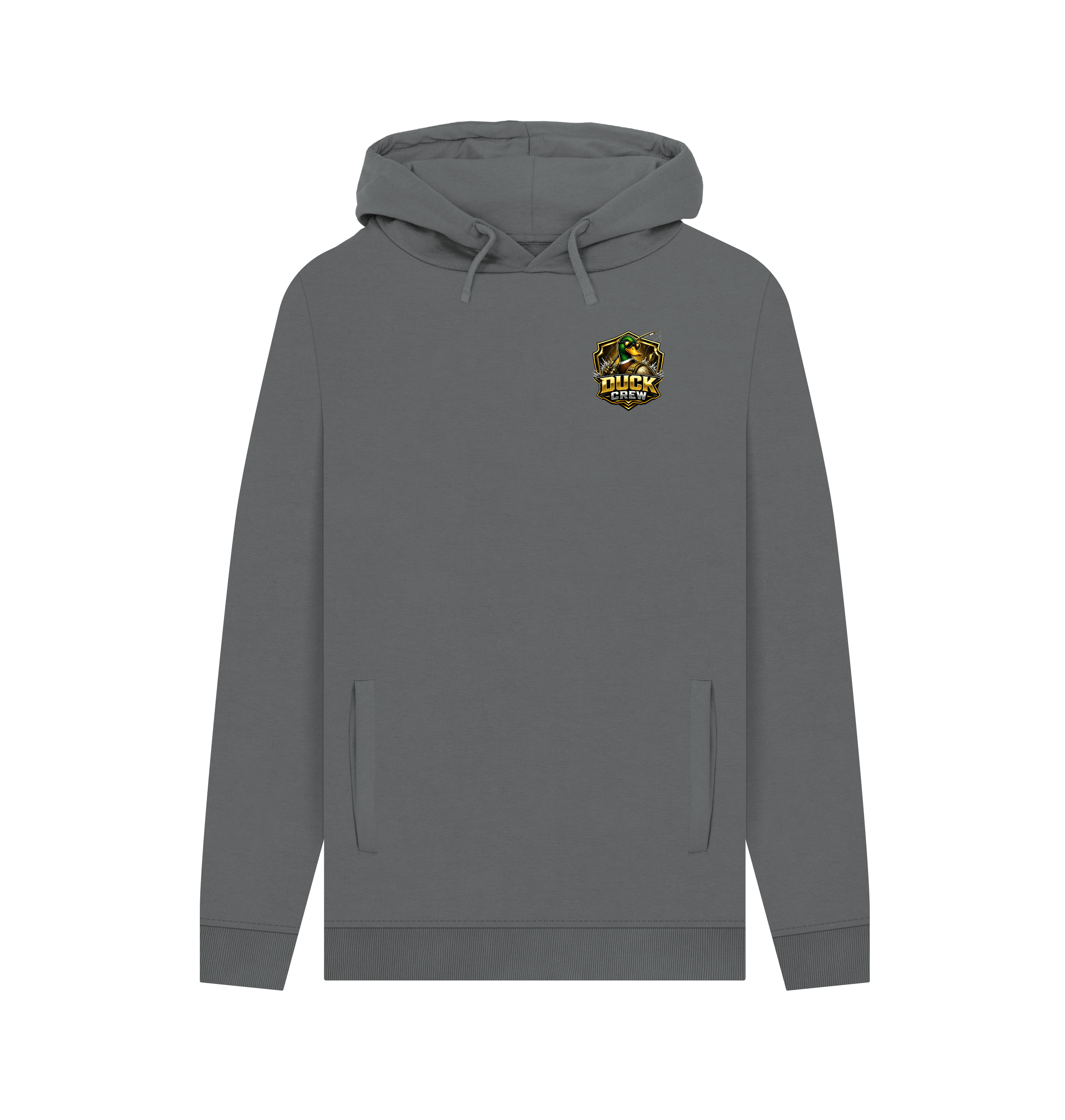 Slate Grey Printed Hoody Front