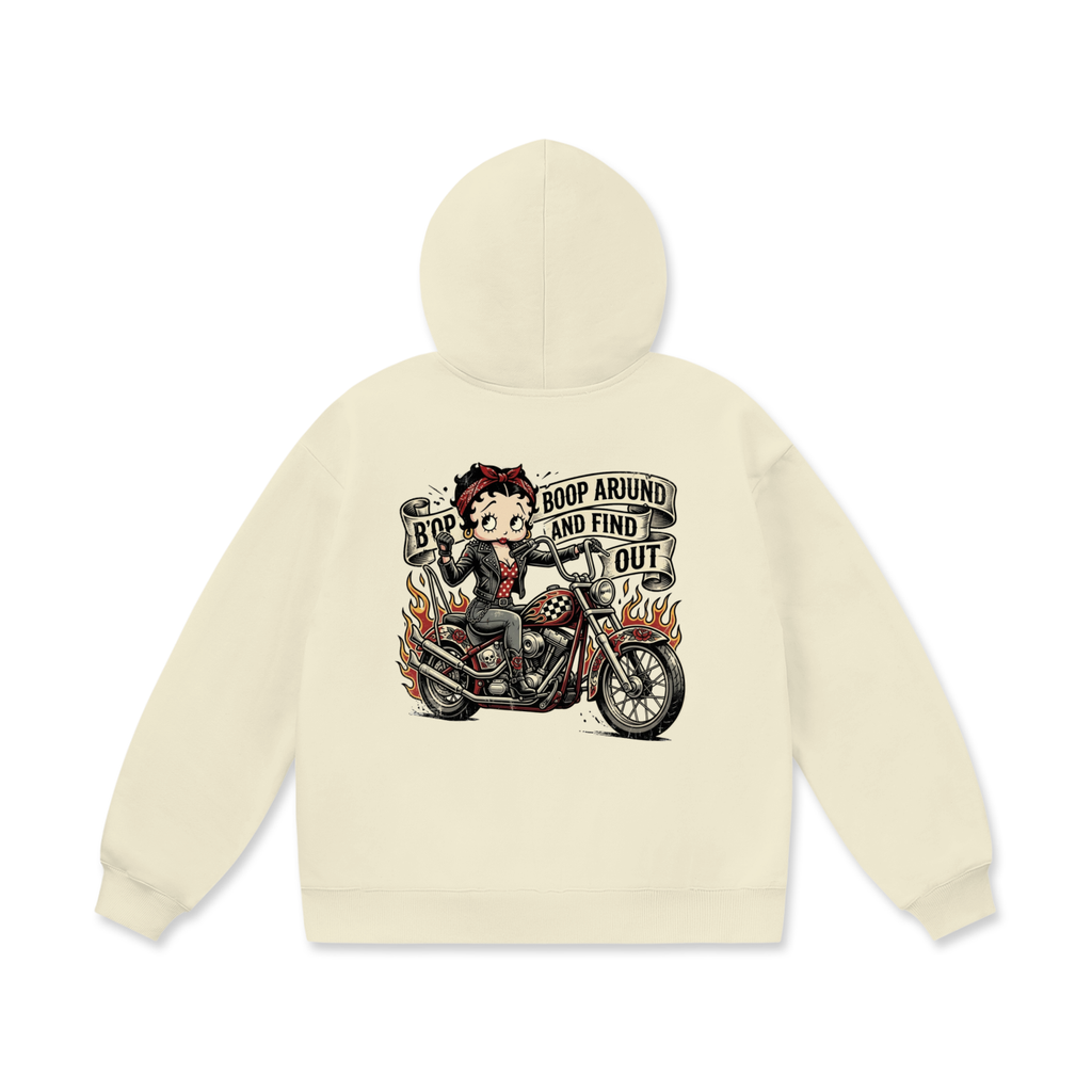 Oversize Heavyweight Fleece Hoodie - Betty Boop