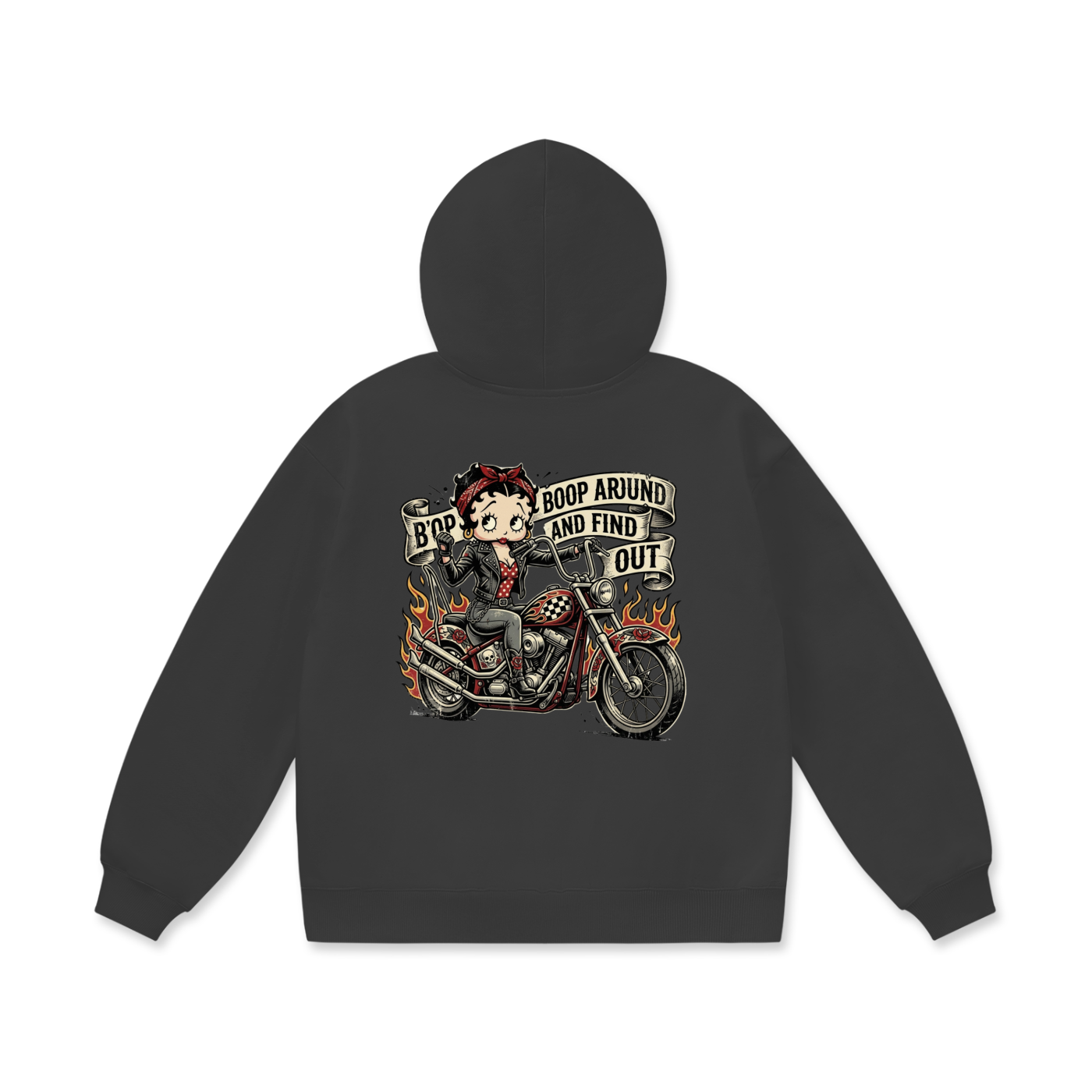 Oversize Heavyweight Fleece Hoodie - Betty Boop