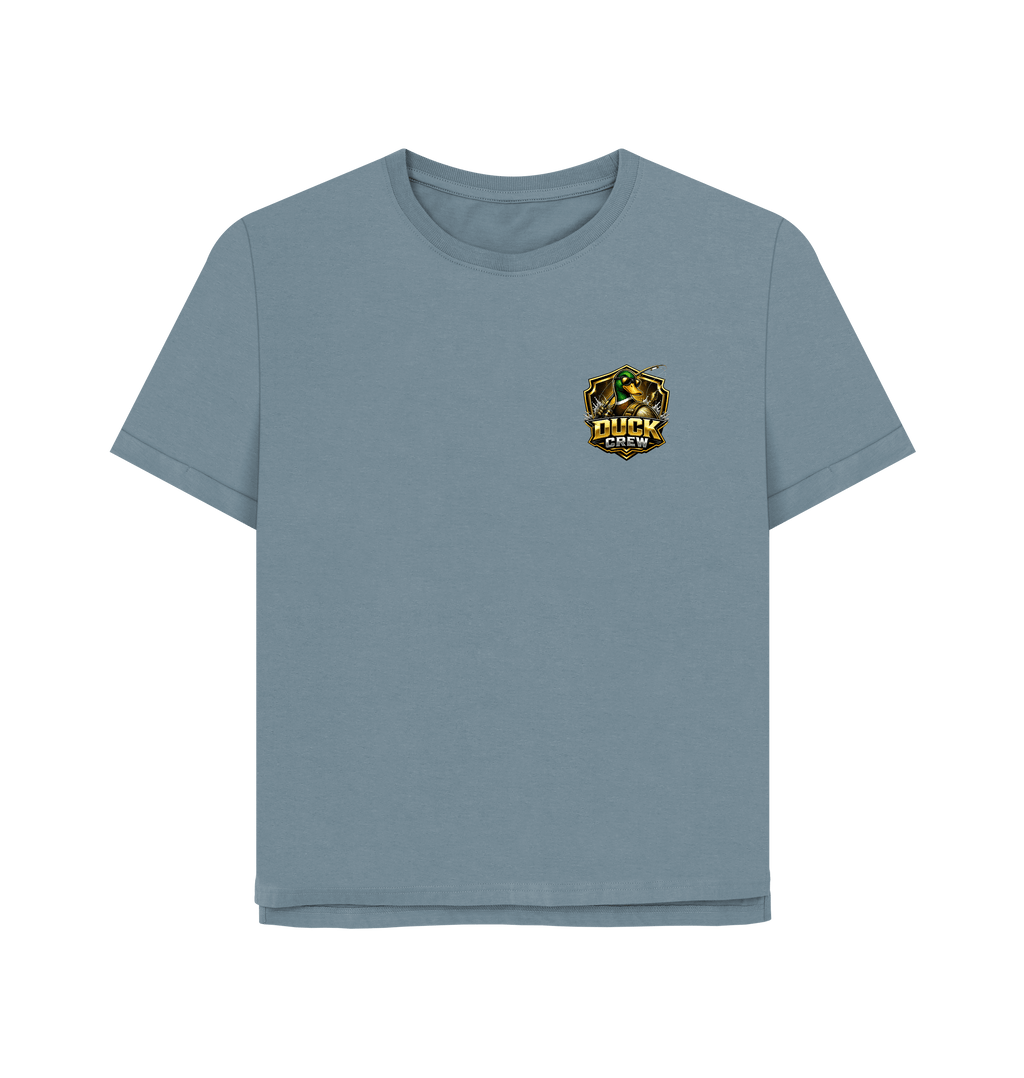 Stone Blue Printed T-shirt Front