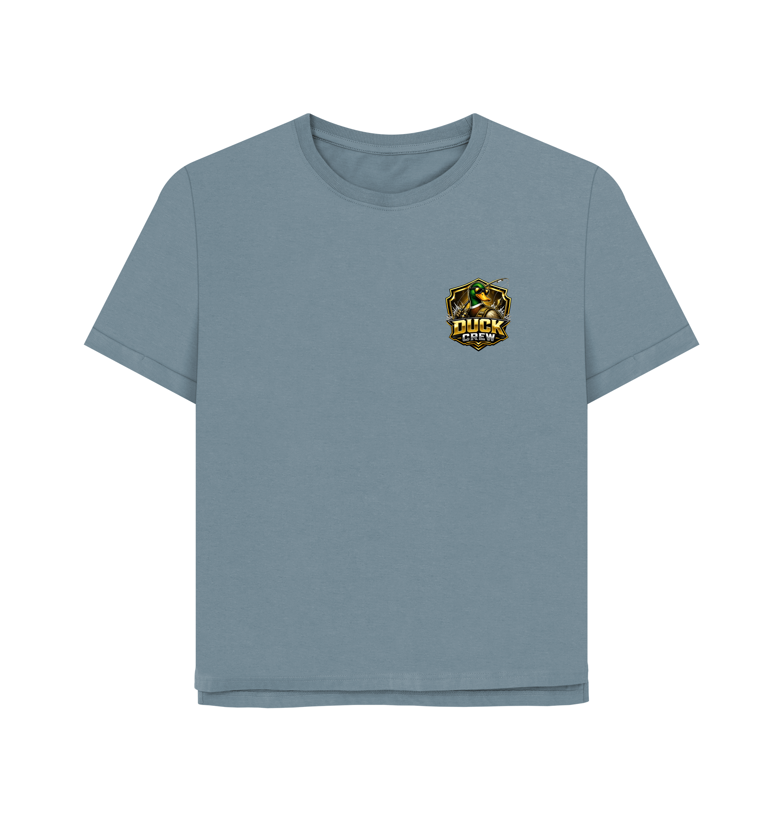 Stone Blue Printed T-shirt Front