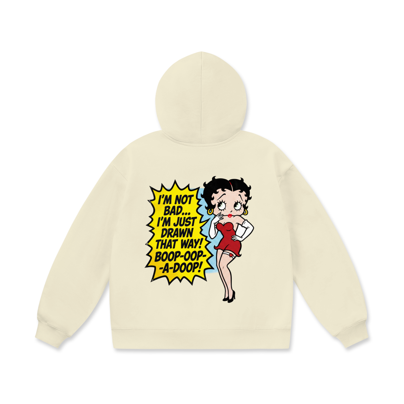 Oversize Heavyweight Fleece Hoodie - Betty Boop