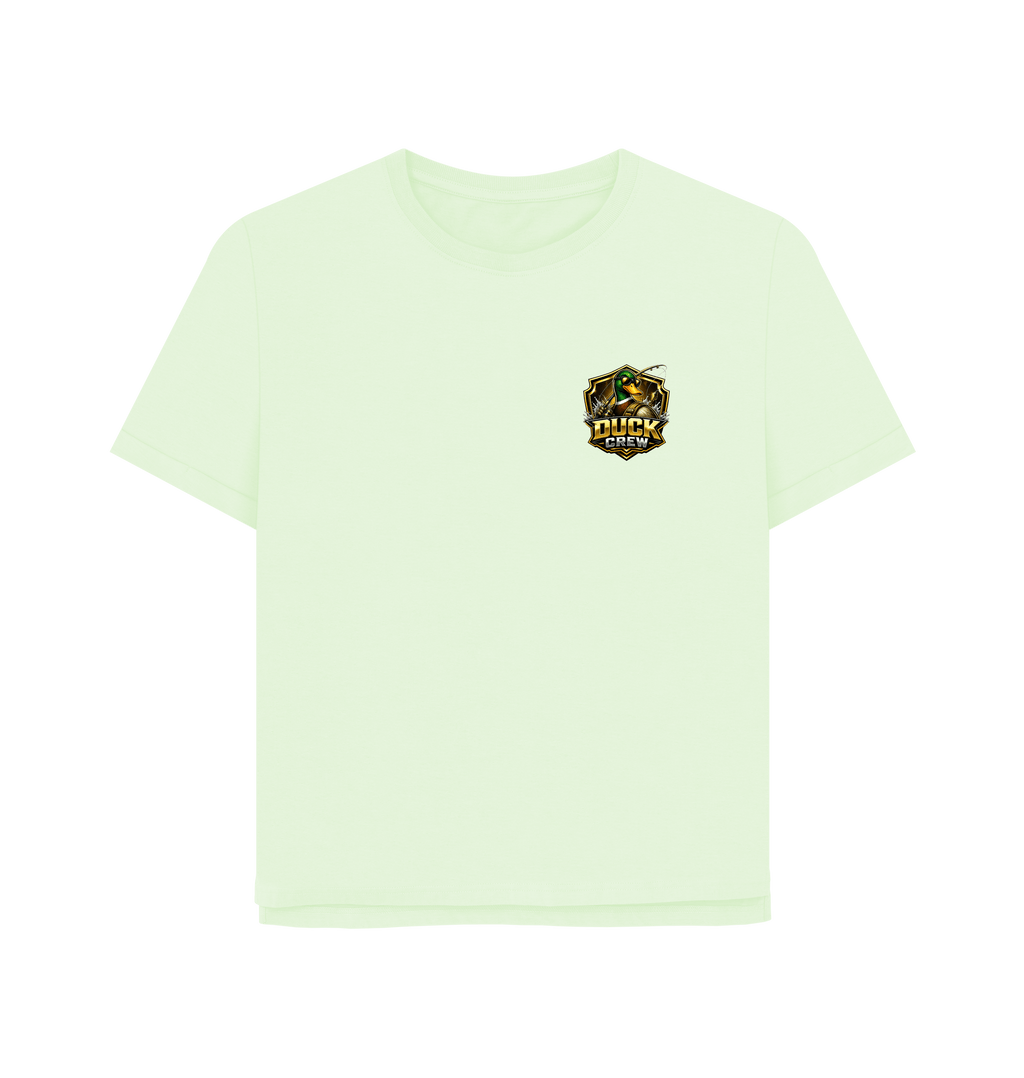 Pastel Green Printed T-shirt Front