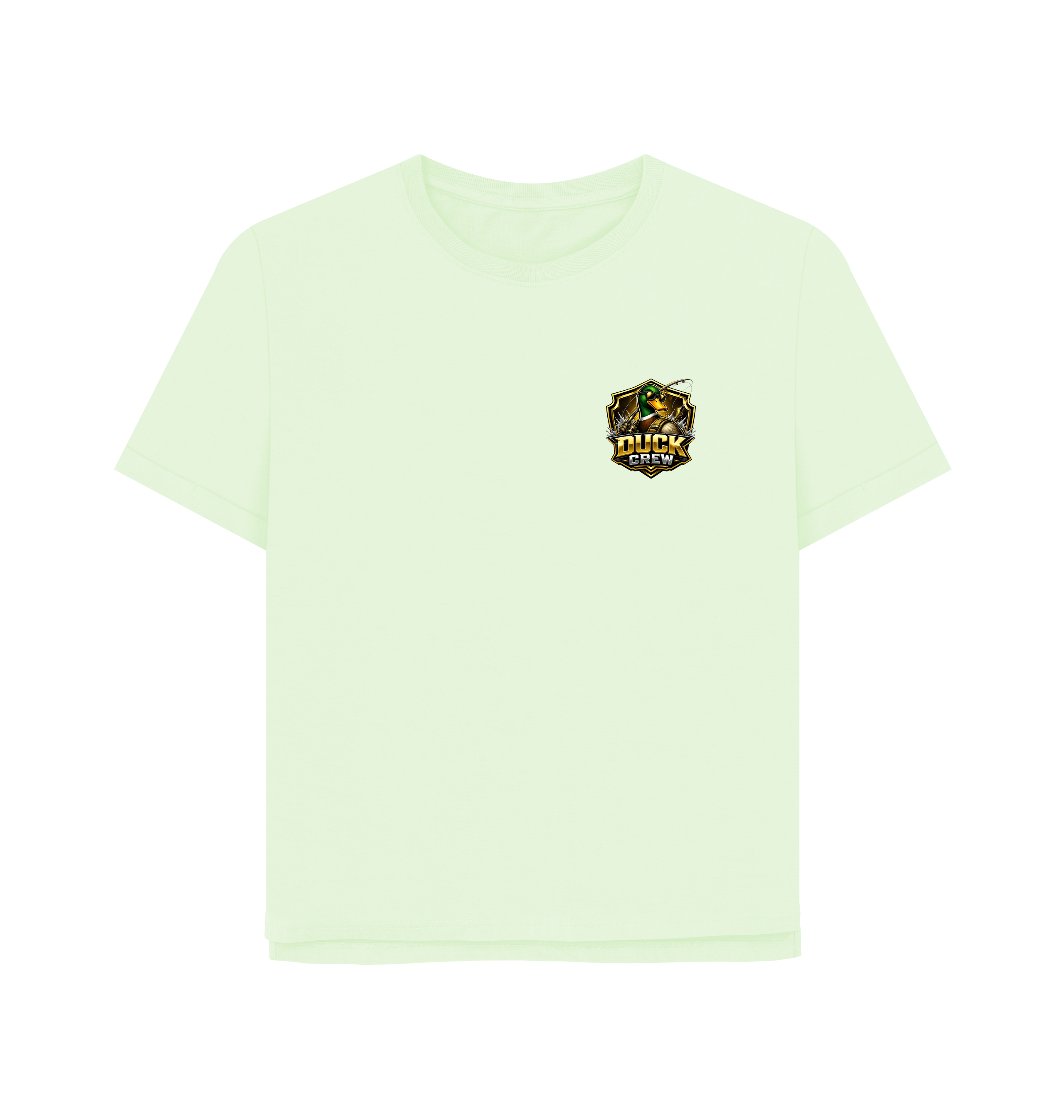 Pastel Green Printed T-shirt Front