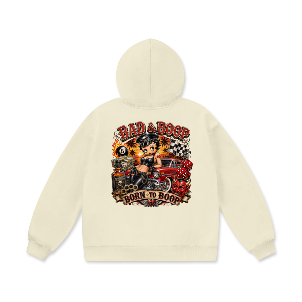 Oversize Heavyweight Fleece Hoodie - Betty Boop
