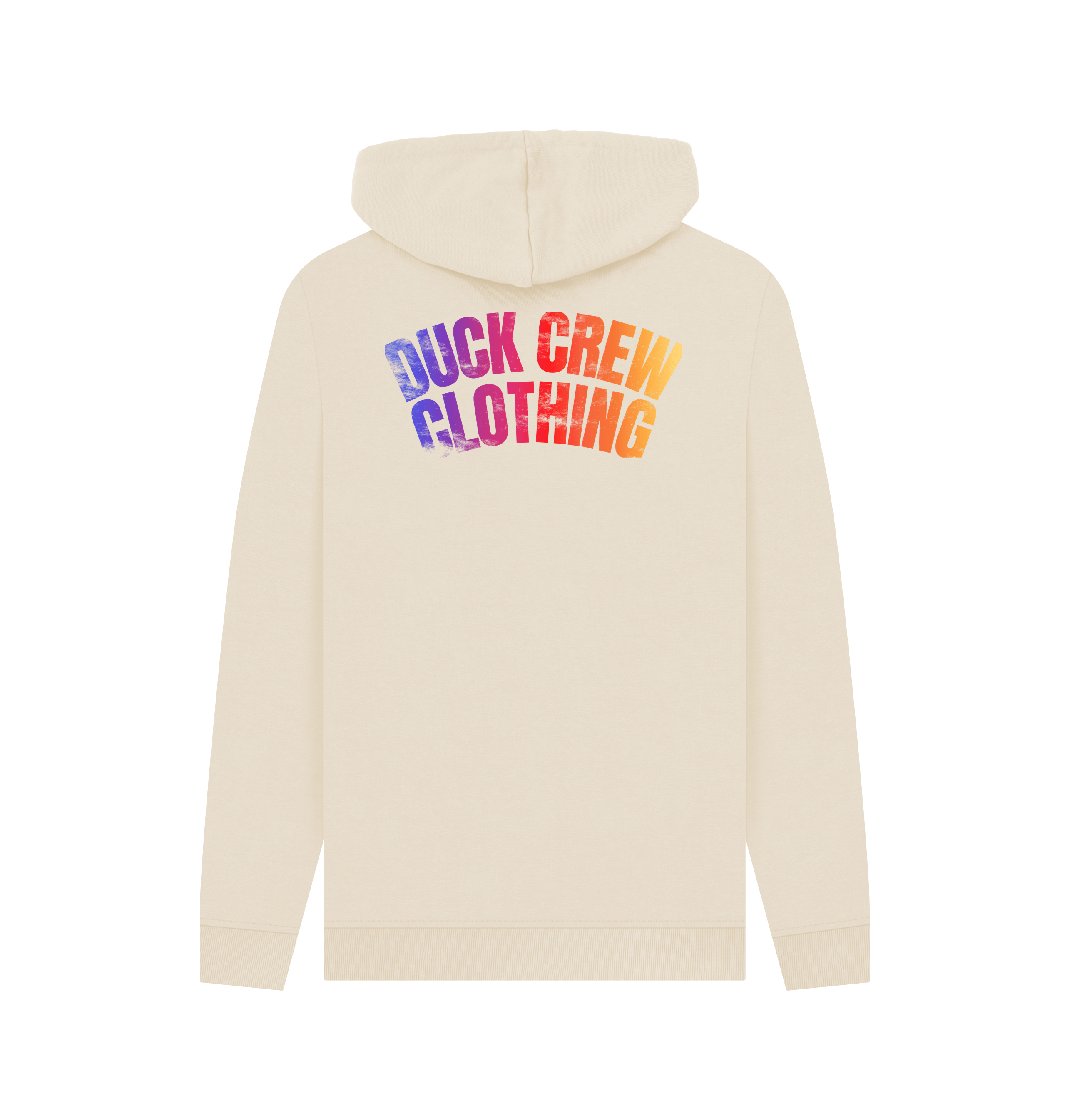 Oat Printed Hoody Back