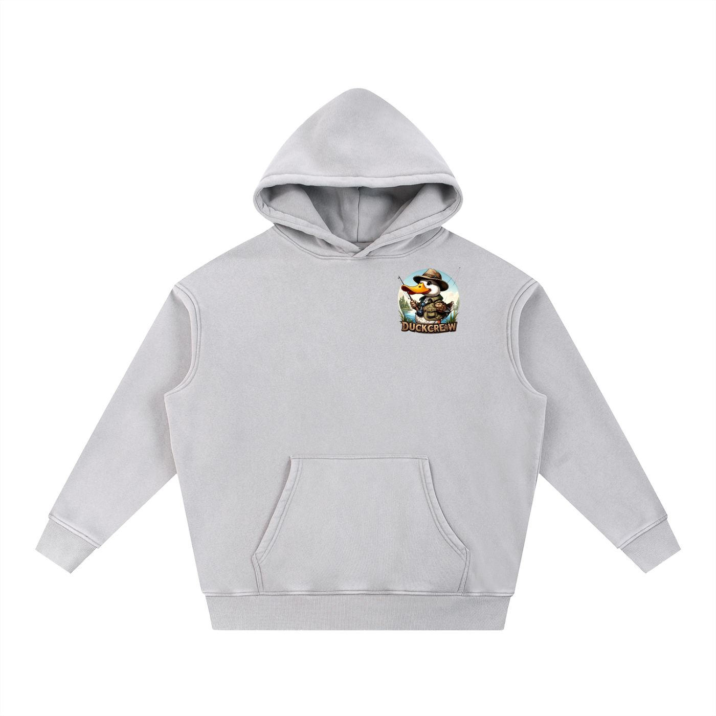 Snow Wash Fleece Oversize Hoodie