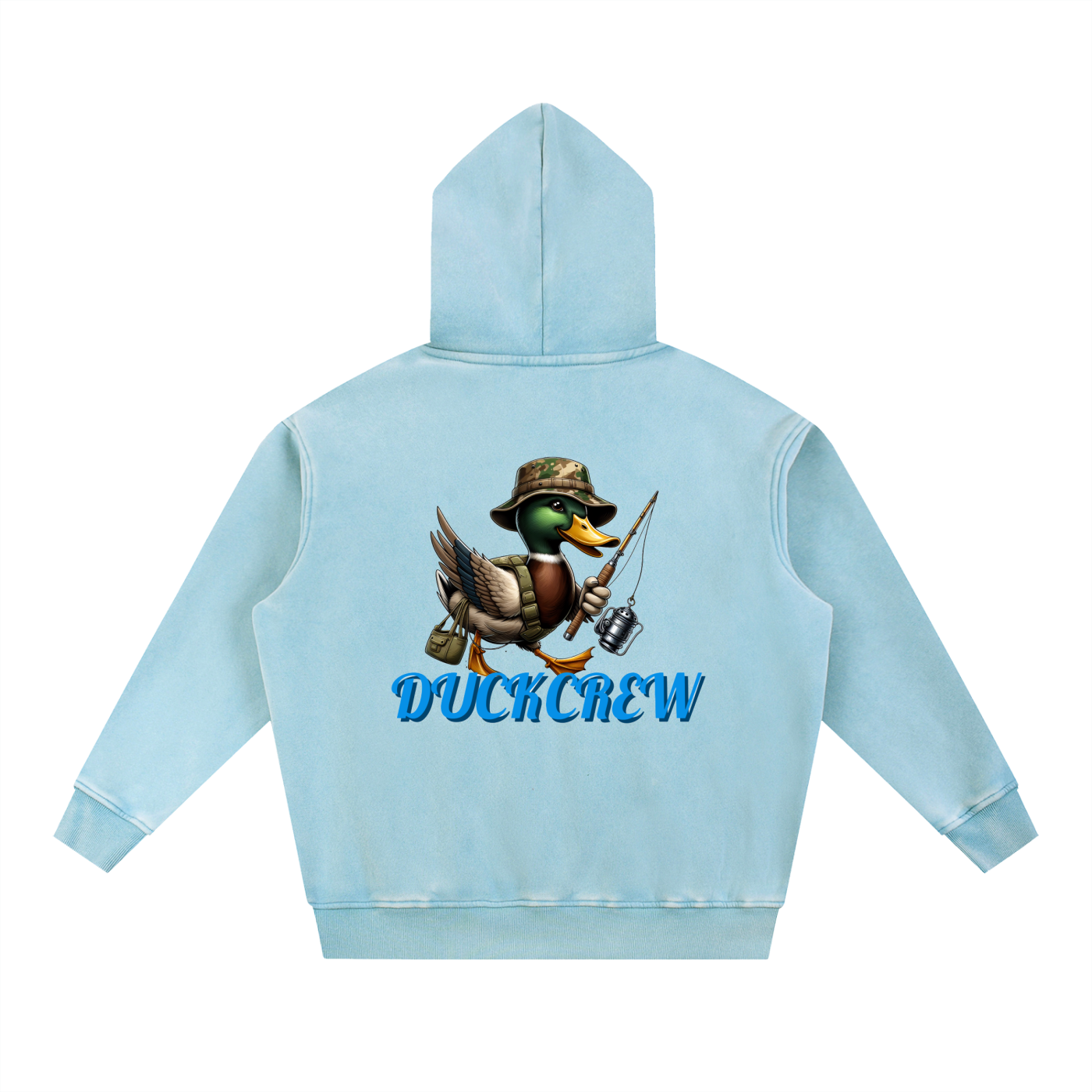 Snow Wash Fleece Oversize Hoodie
