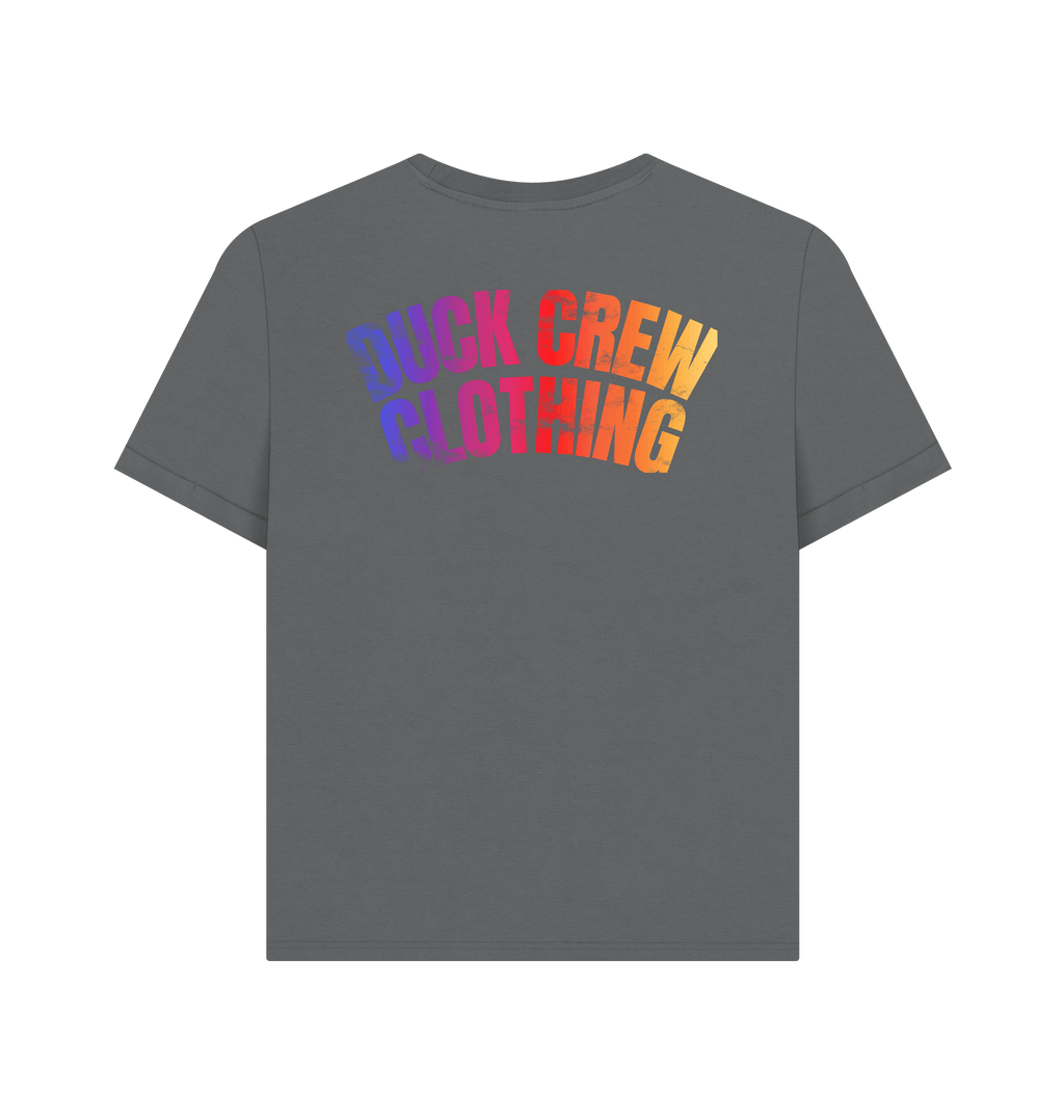 Slate Grey Printed T-shirt Back