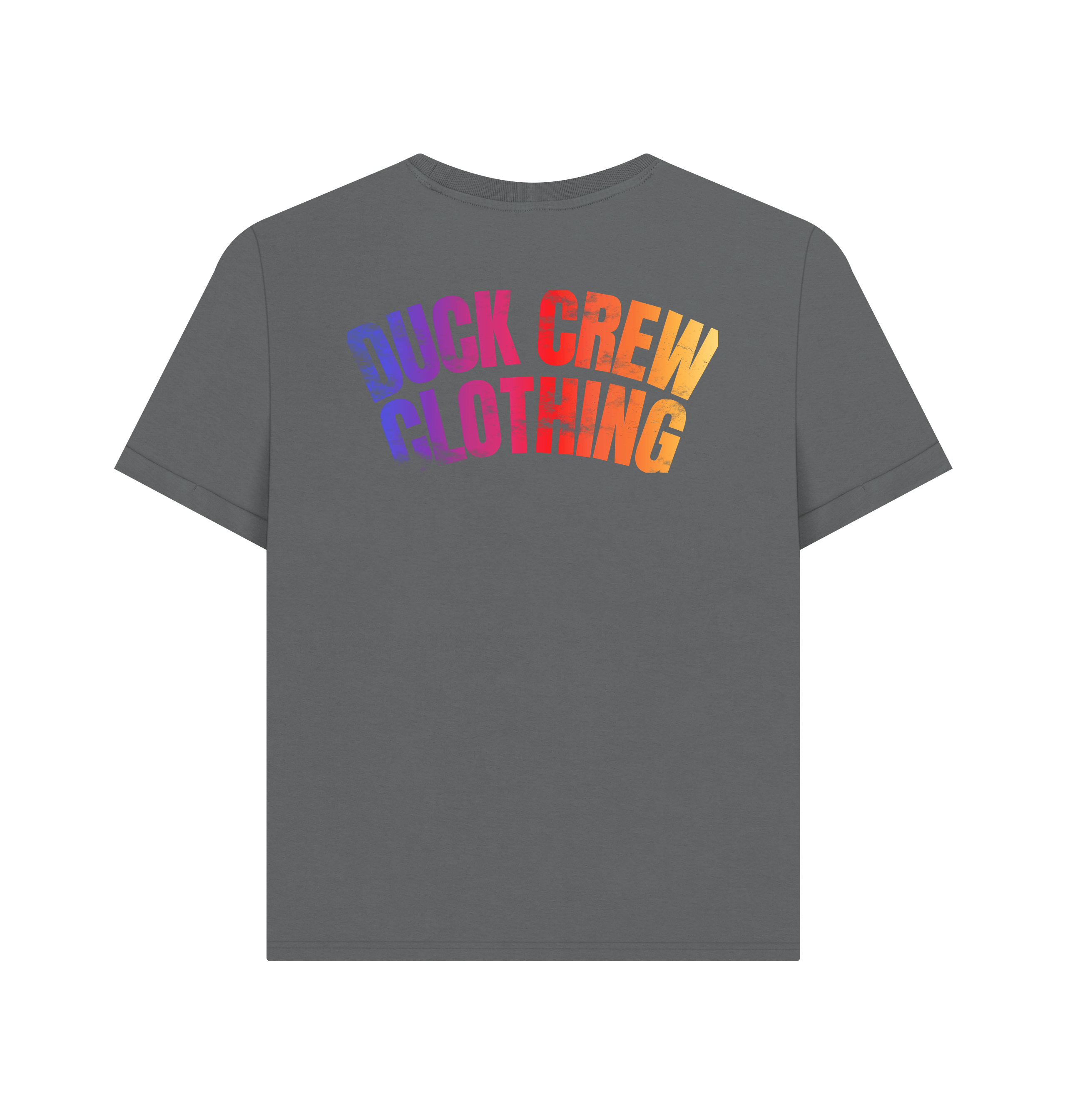 Slate Grey Printed T-shirt Back
