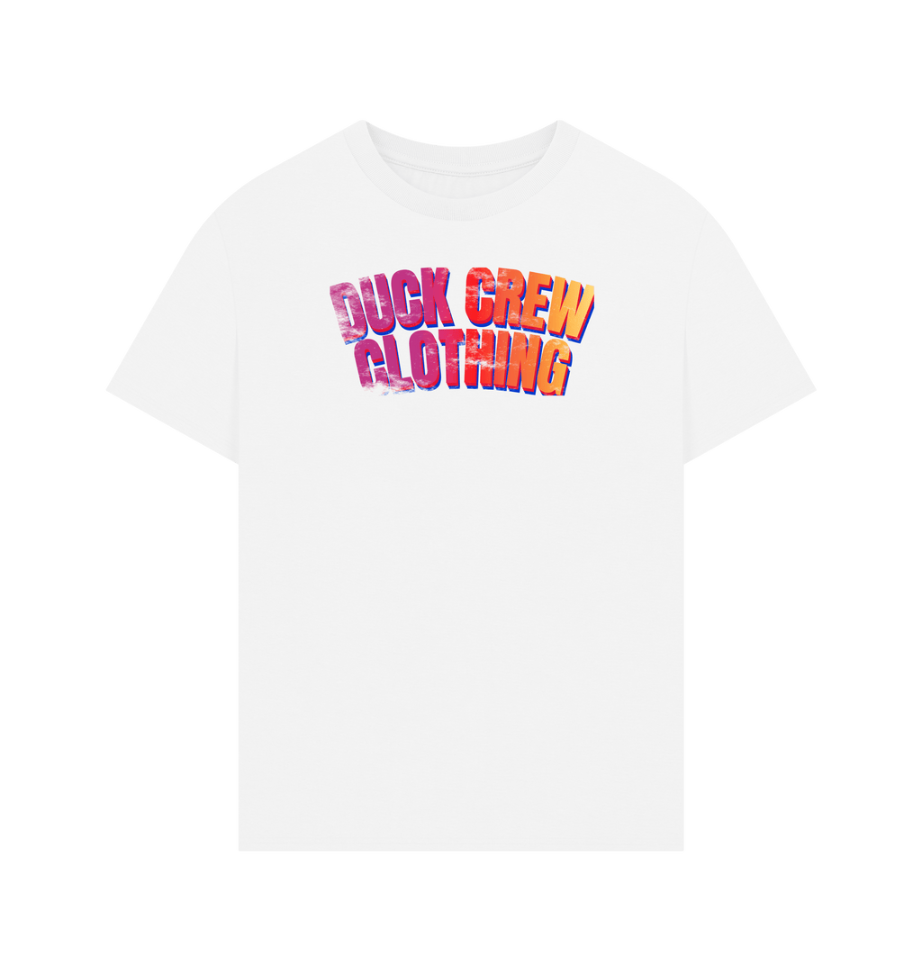 White Printed T-shirt Front