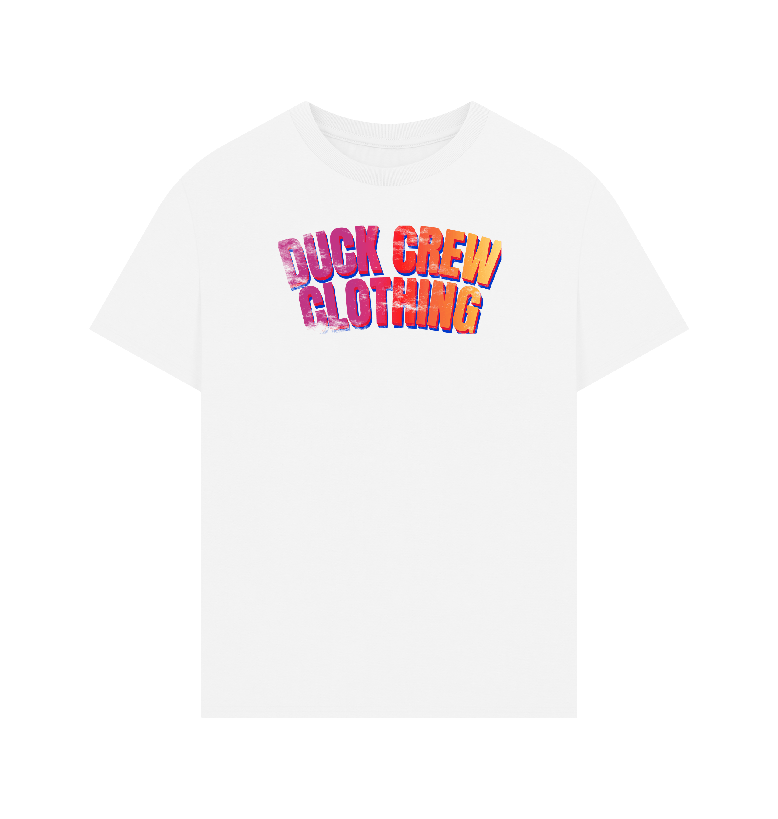 White Printed T-shirt Front