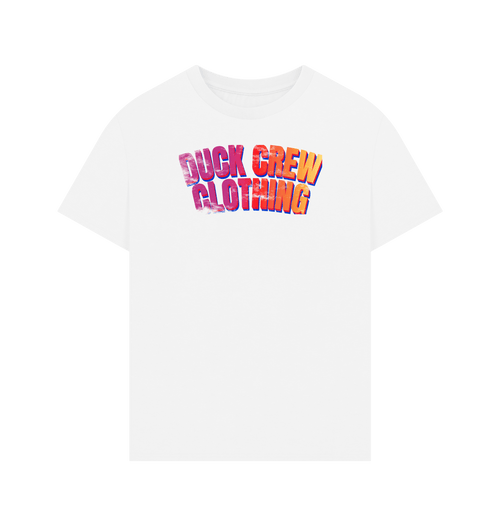 White Printed T-shirt Front
