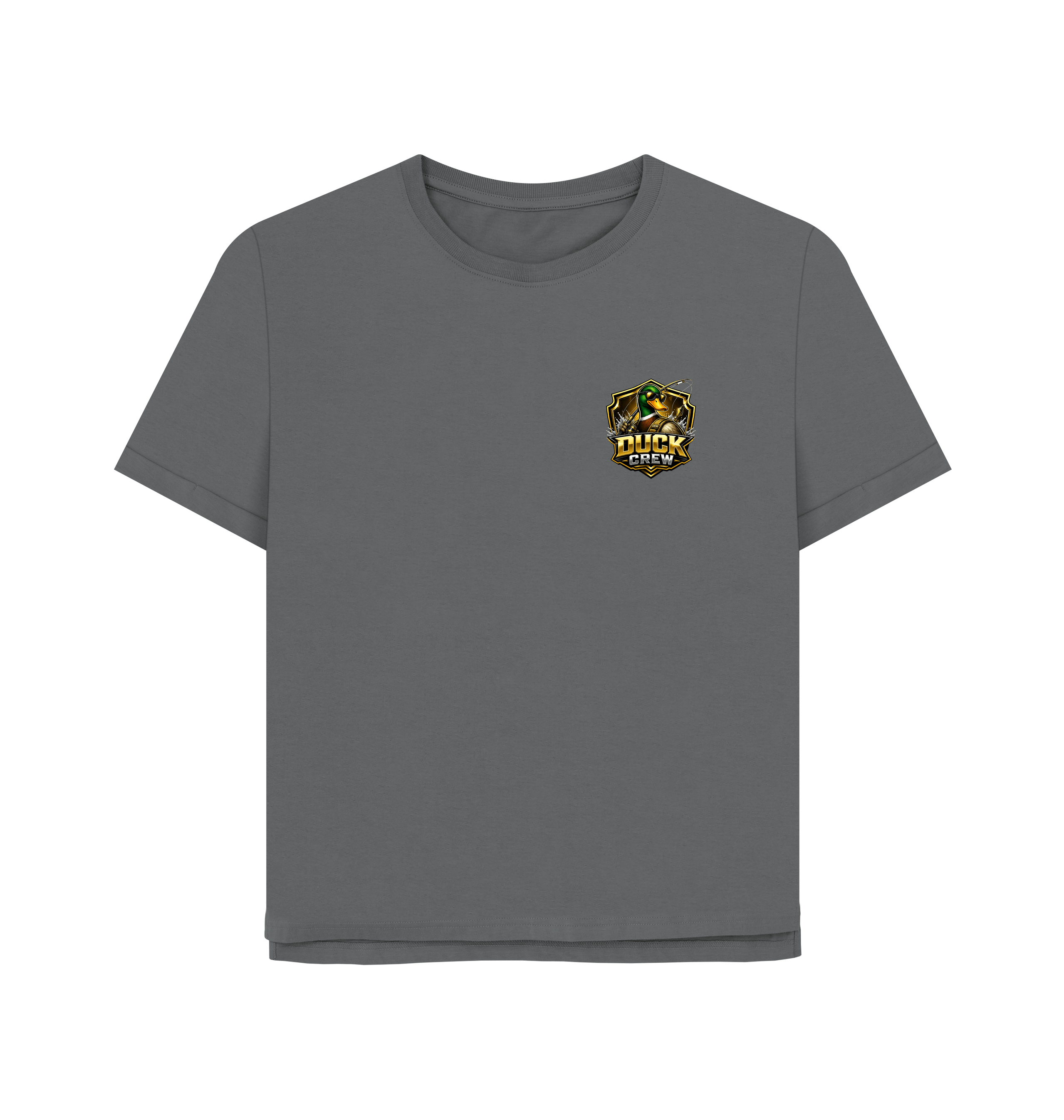 Slate Grey Printed T-shirt Front