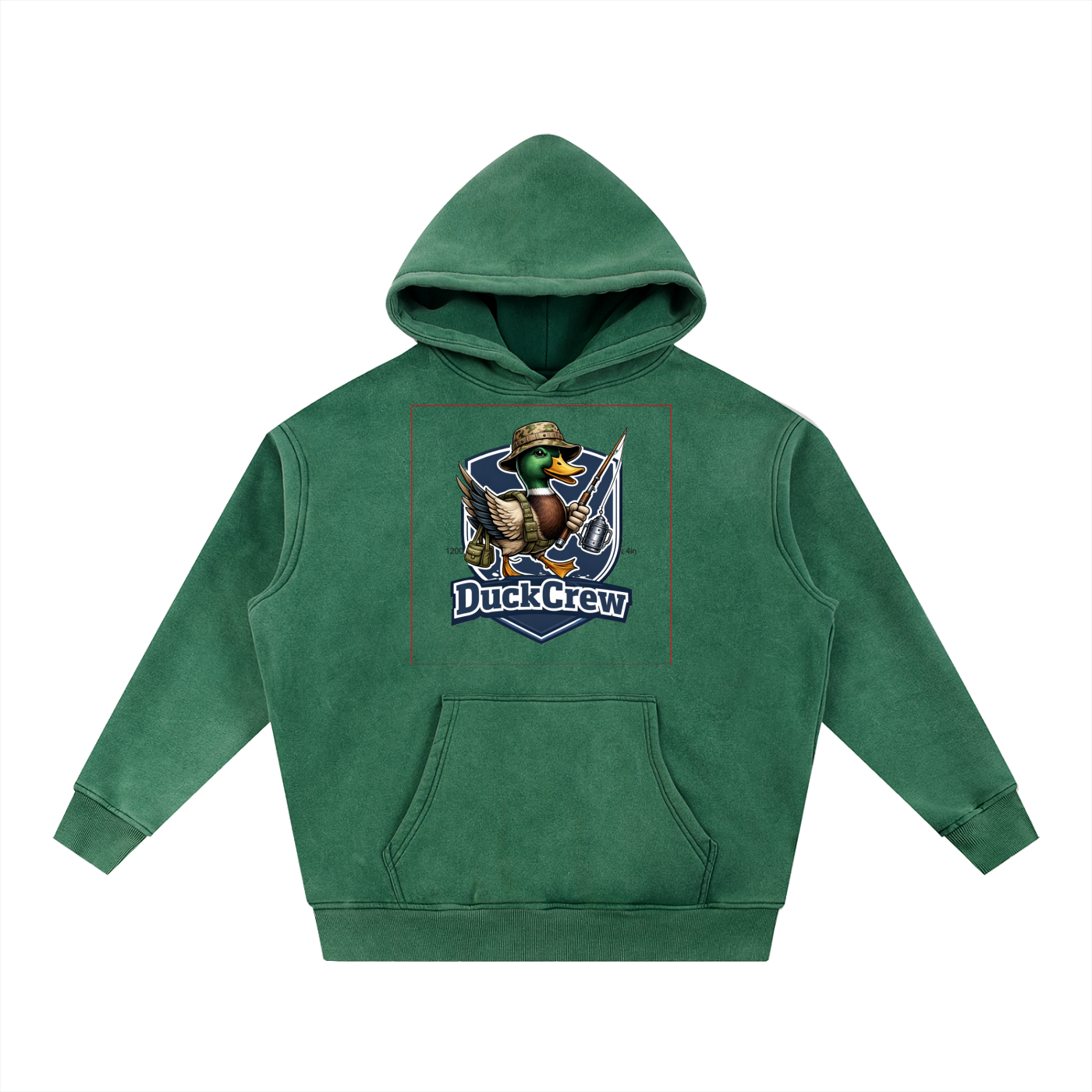 Snow Wash Fleece Oversize Hoodie