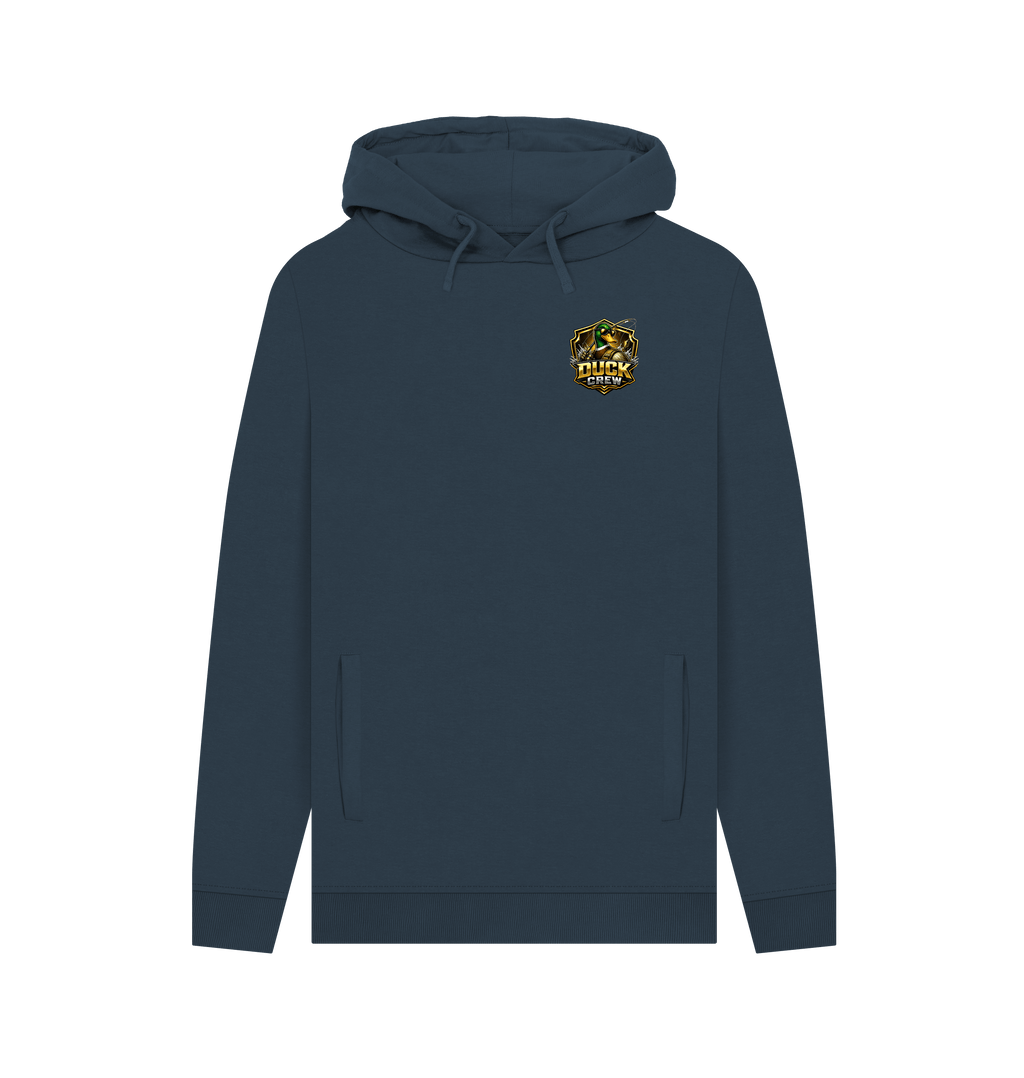 Navy Printed Hoody Front