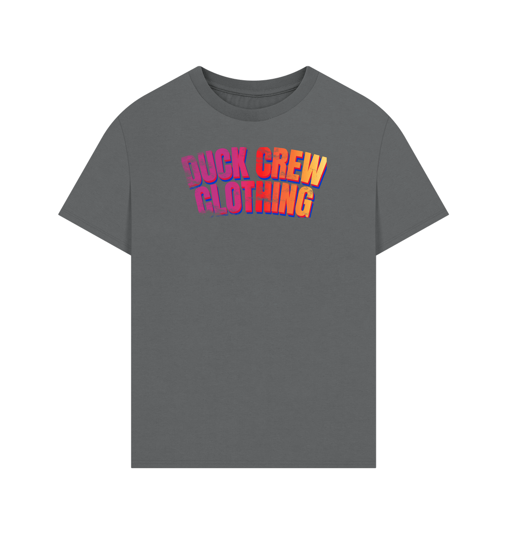 Slate Grey Printed T-shirt Front