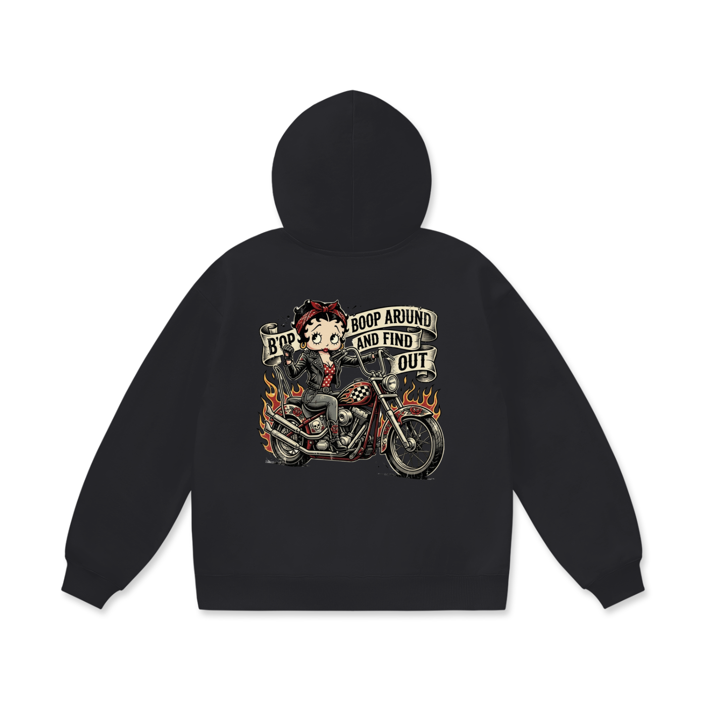 Oversize Heavyweight Fleece Hoodie - Betty Boop