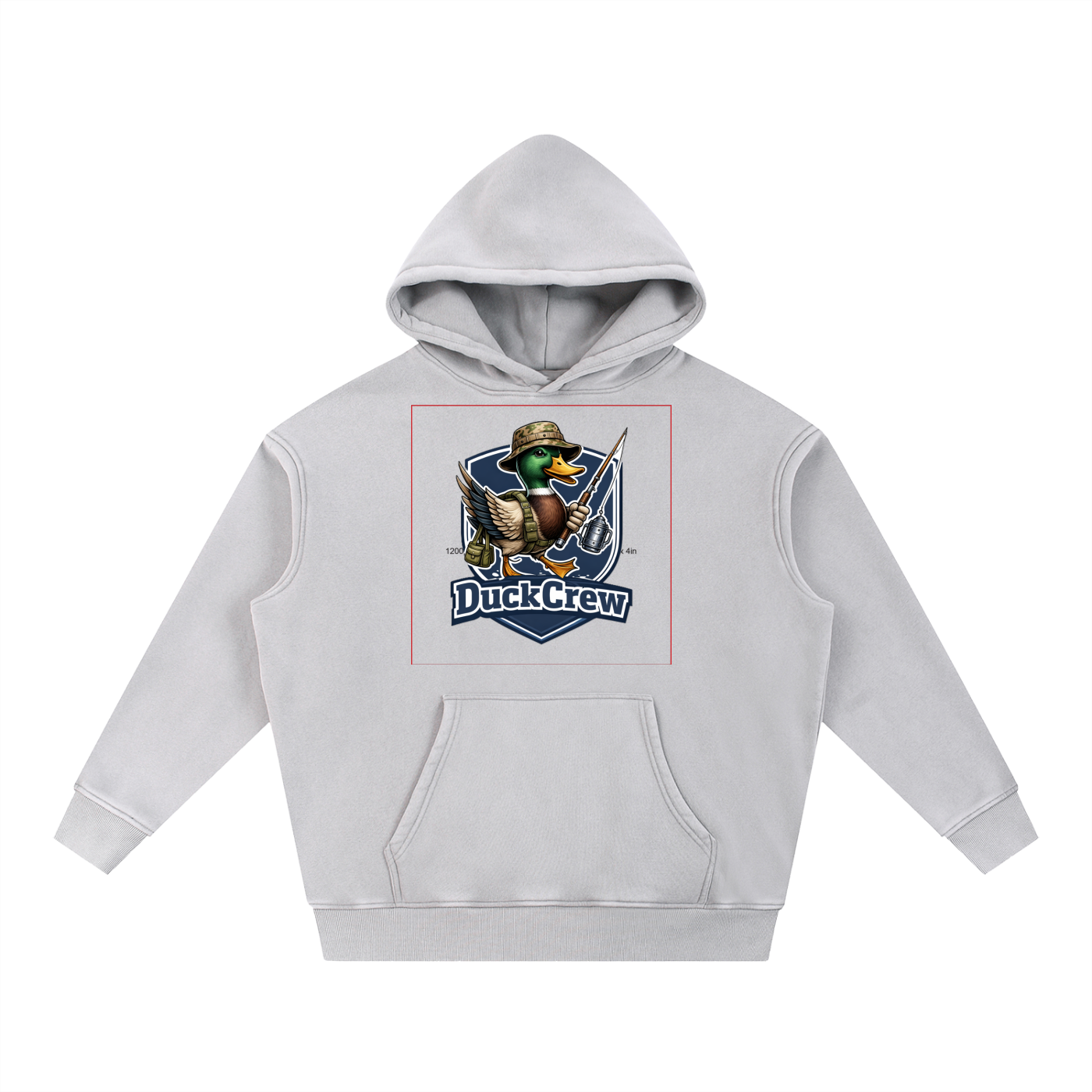 Snow Wash Fleece Oversize Hoodie