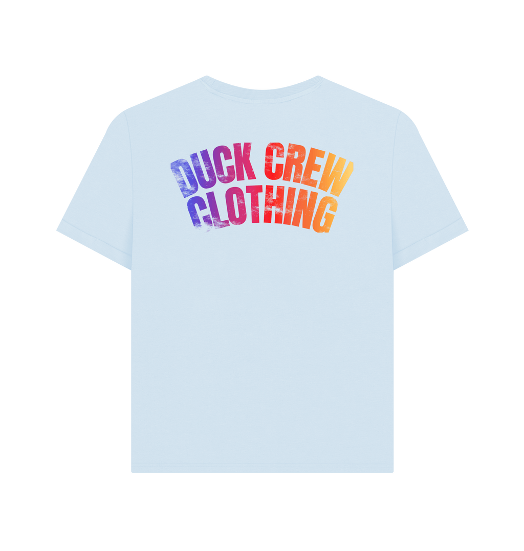 Sky Blue Printed T-shirt Back