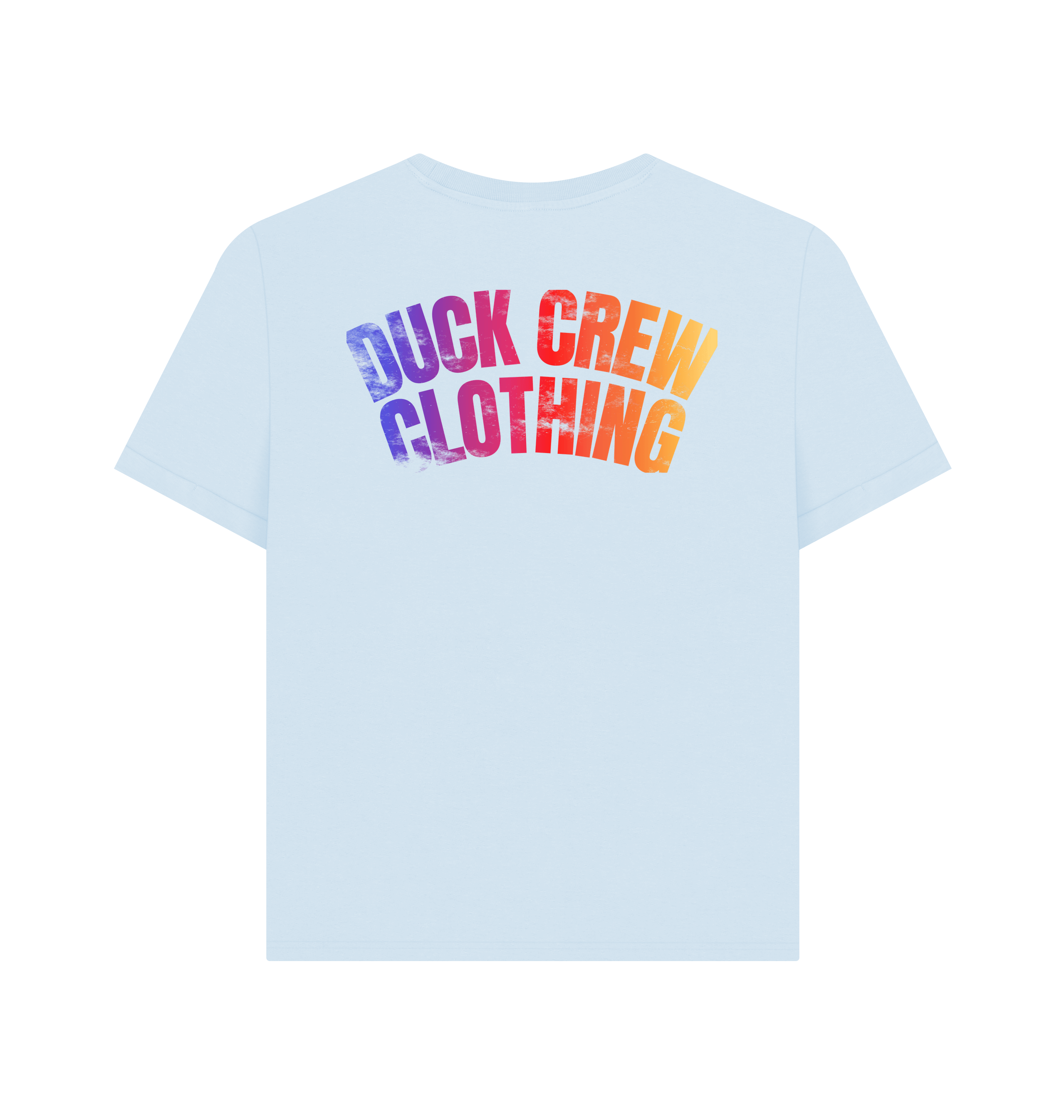 Sky Blue Printed T-shirt Back