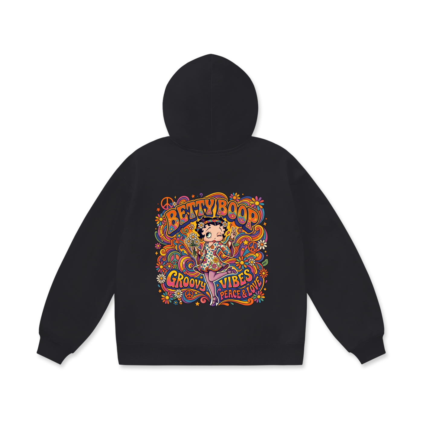 Oversize Heavyweight Fleece Hoodie - Betty Boop