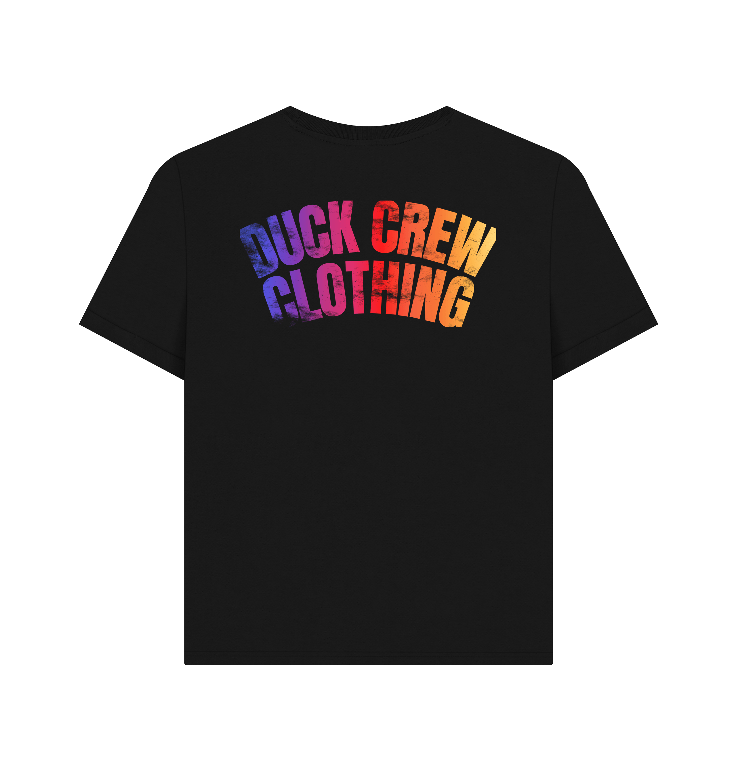 Black Printed T-shirt Back