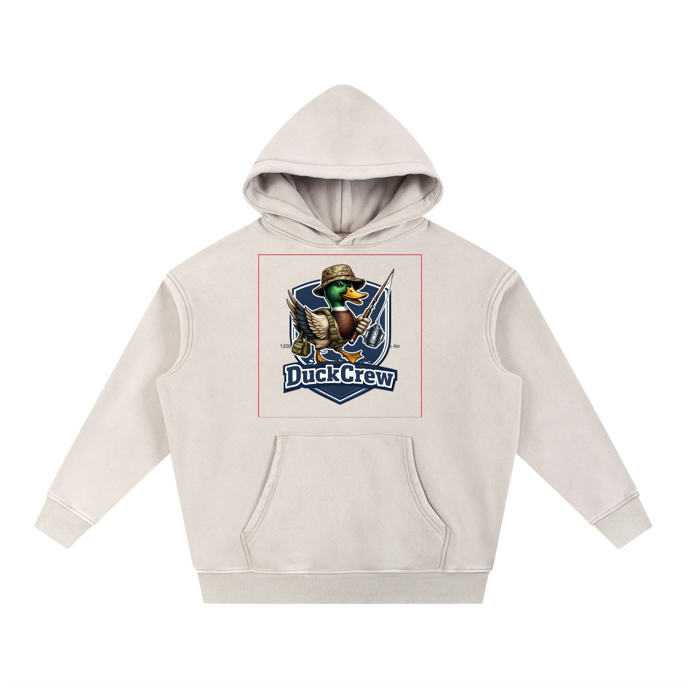 Snow Wash Fleece Oversize Hoodie